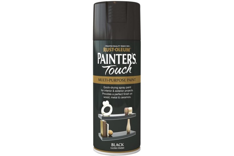 Rust-Oleum Painter S Touch Black Gloss 400ml