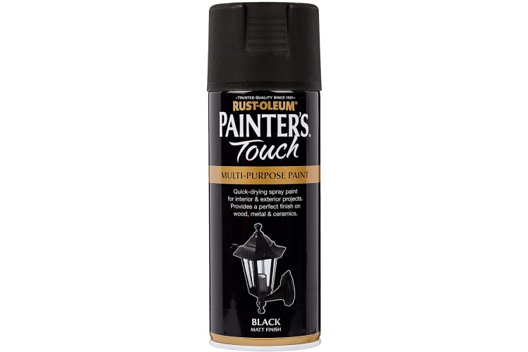Rust-Oleum Painter S Touch Black Matt 400ml