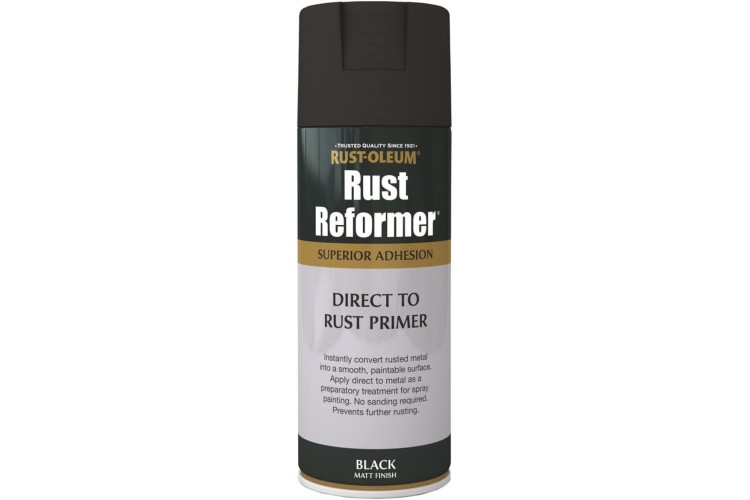 Rust-Oleum Rust Reformer Black Matt 400ml