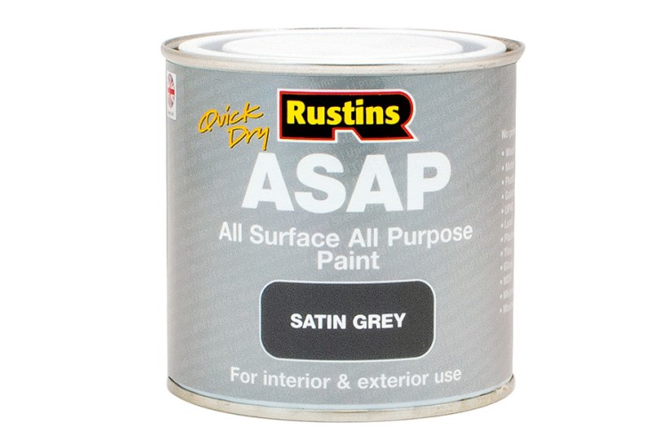 Rustins  Asap Paint Grey 1L
