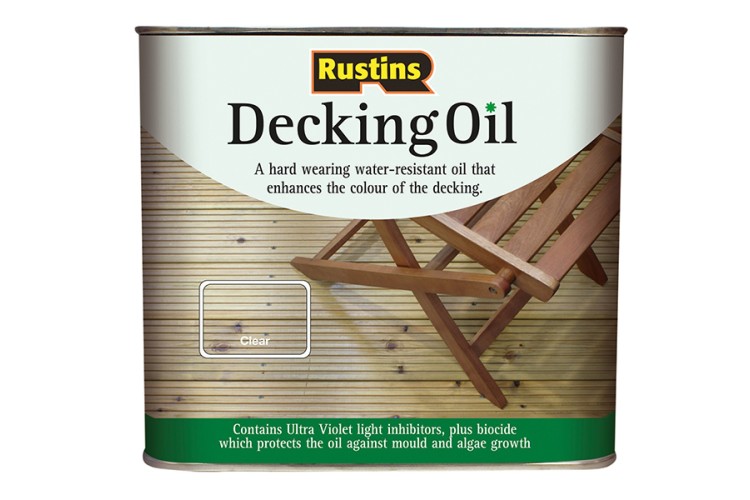 Rustins Decking Oil Clear 2.5L