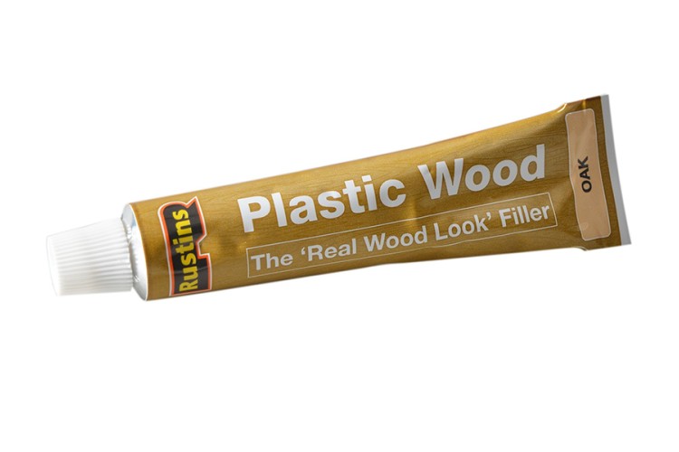 Rustins Plastic Wood Tube Oak 125ml