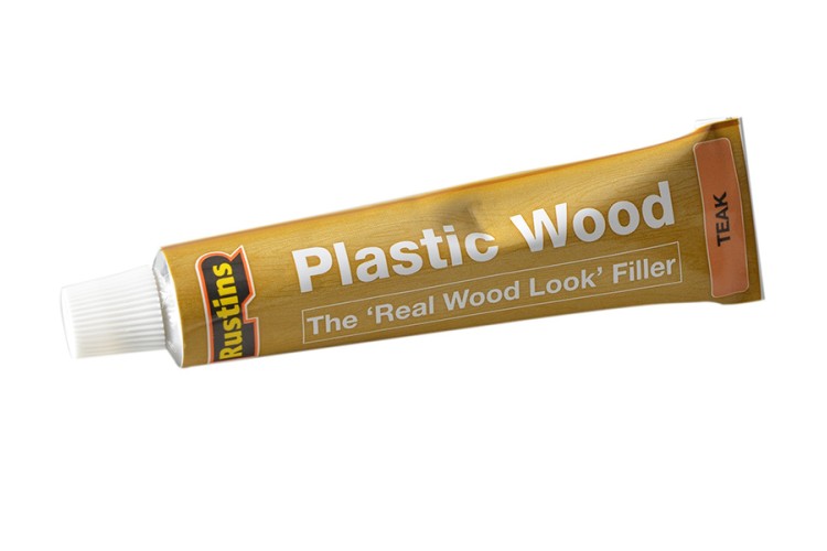 Rustins Plastic Wood Tube Teak 125ml