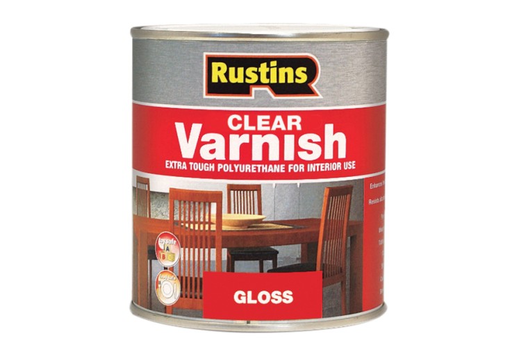 Rustins Polyurethane Varnish Gloss Clear 1L
