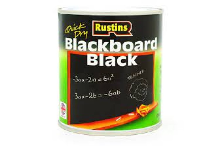 Rustins Quick Dry Blackboard Black 500ml