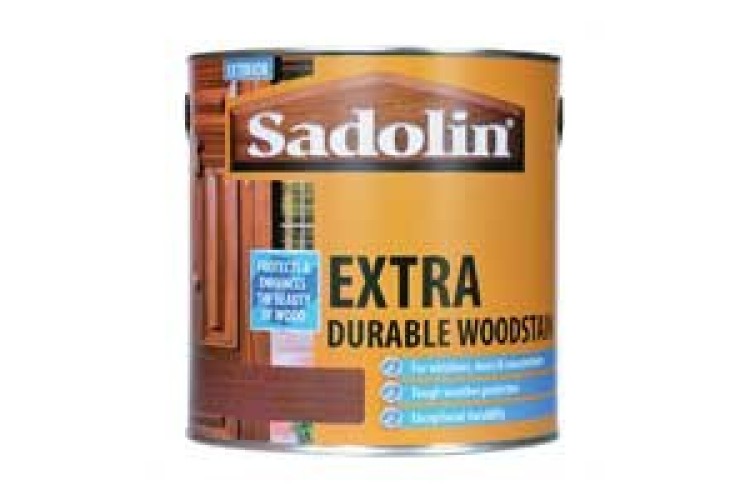 Sadolin  Extra Durable Woodstain 1L Ebony