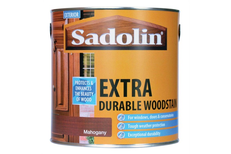 Sadolin  Extra Durable Woodstain 2.5L Jacobean Walnut