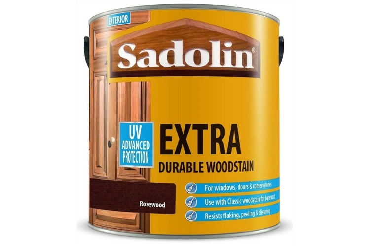 Sadolin  Extra Durable Woodstain 2.5L Rosewood