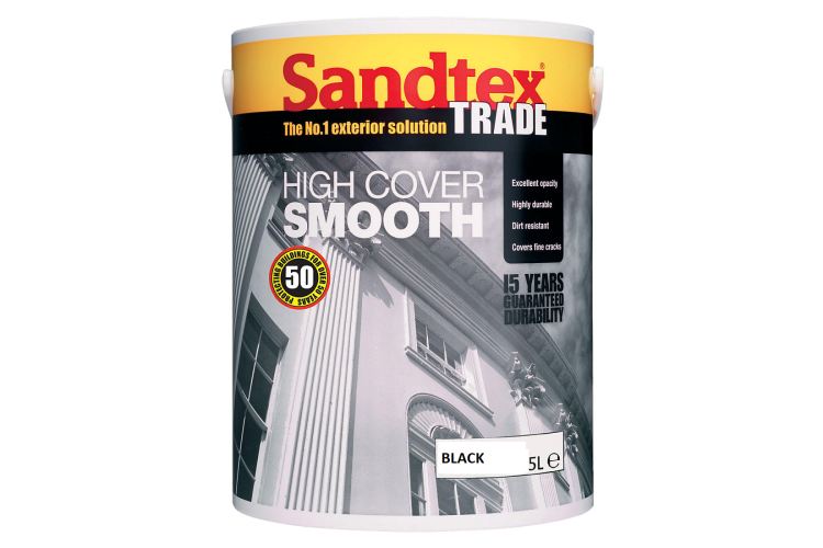 Sandtex  Trade Masonry Paint 5L - Black