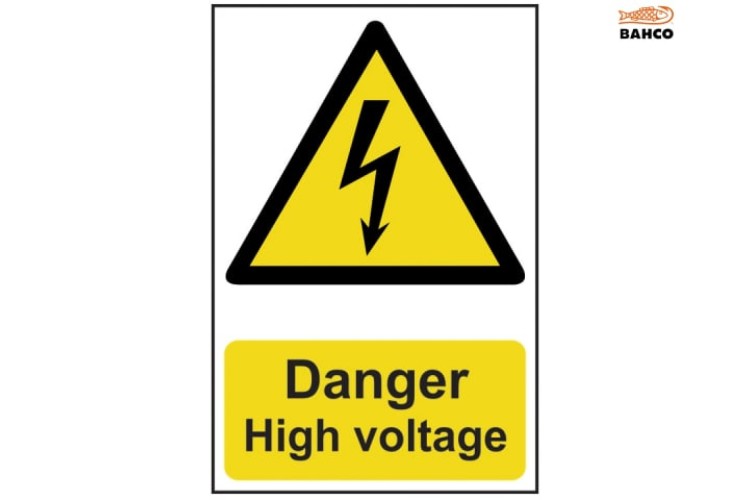 Scan Danger High Voltage - Pvc 200 X 300Mm
