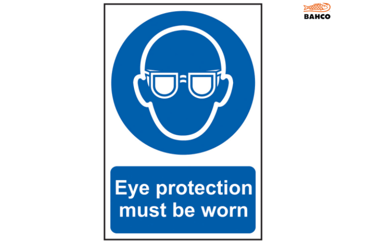 Scan Eye Protection Must Be Worn - Pvc 200 X 300Mm