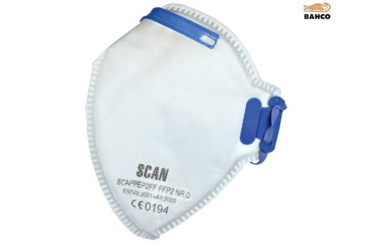 Scan Fold Flat Disposable Mask Ffp2 Protection (Pack Of 3)