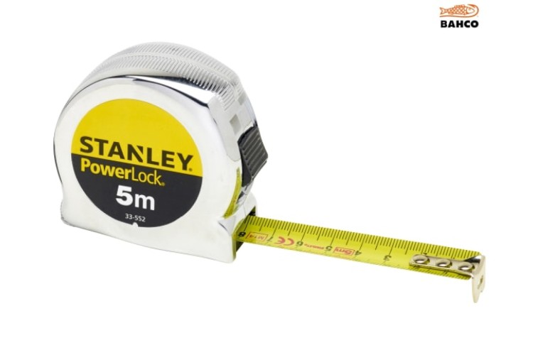 Stanley Powerlock Classic Tape 5M (Width 19Mm)