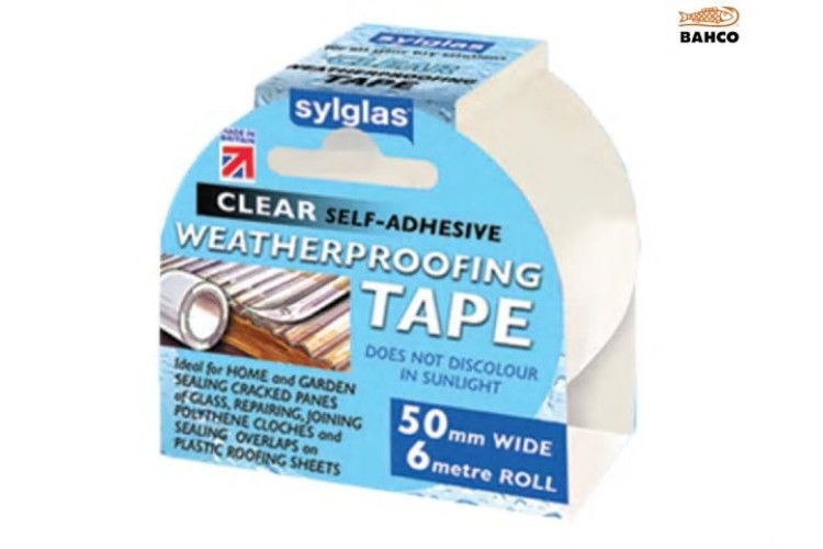 Sylglas Clear Waterproofing Tape 50Mm X 6M Roll
