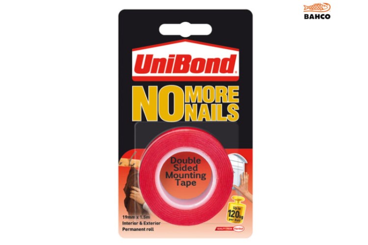 Unibond No More Nails Roll Interior  Exterior 19Mm X 1.5M
