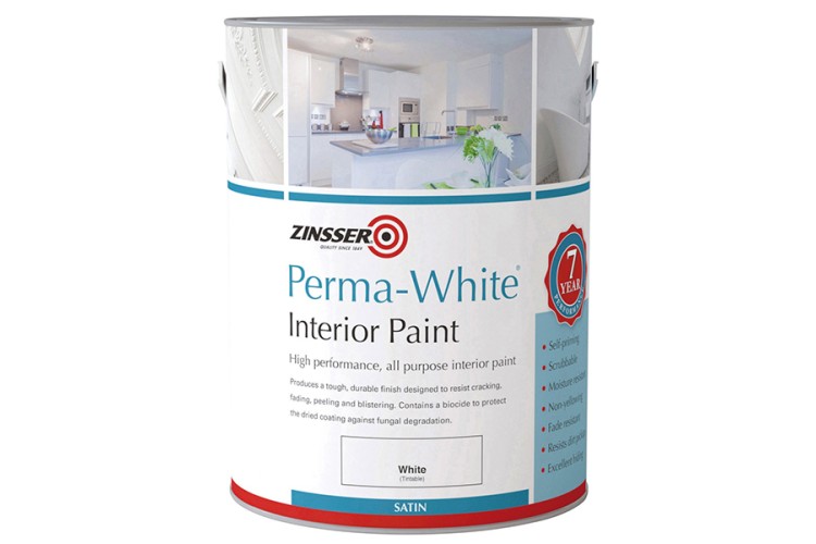 Zinsser Perma-White Interior Paint Satin 2.5L