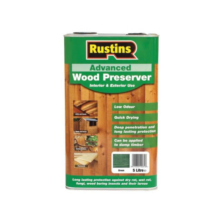 Advanced Wood Preserver Green 5 litre                                           