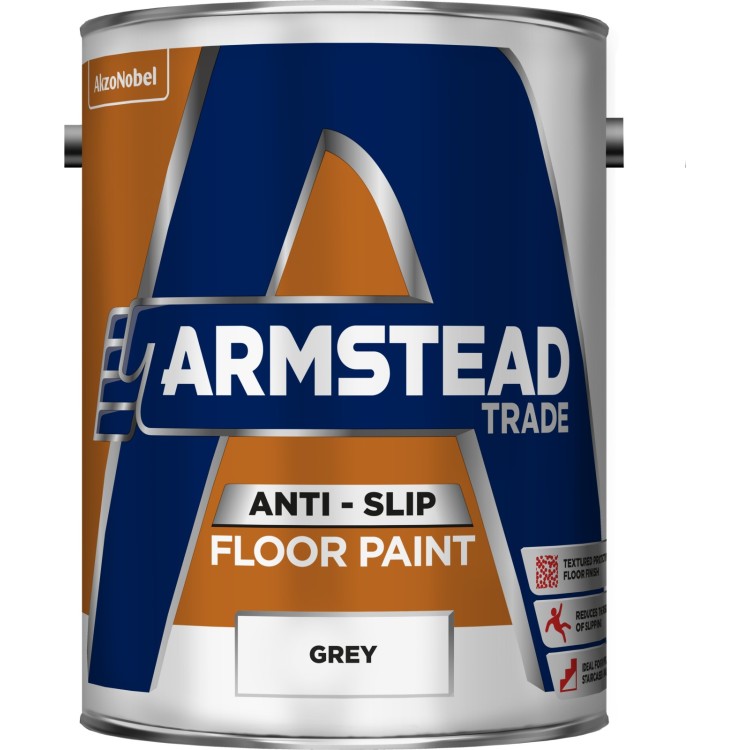 Armstead Trade Anti-Slip Floor Paint Grey 5L