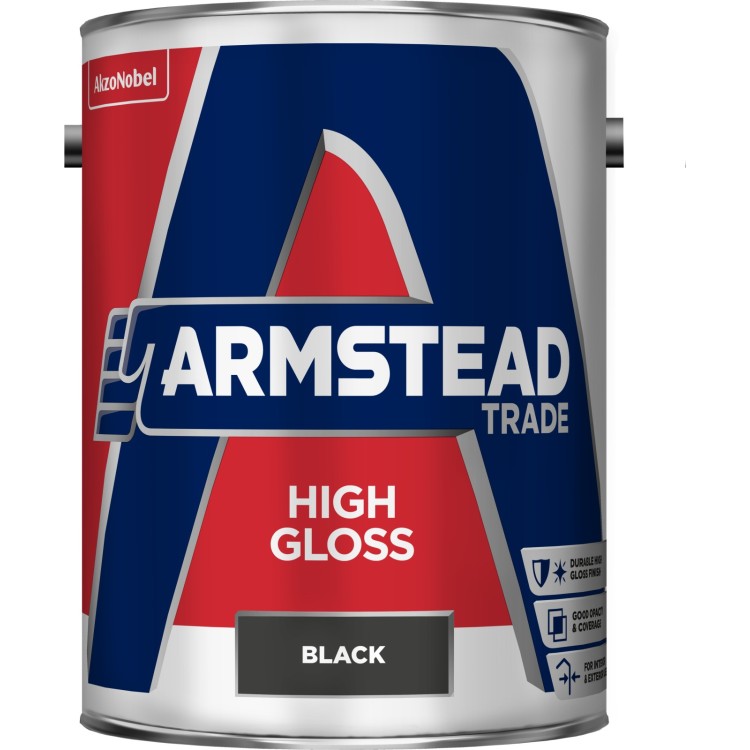 Armstead Trade High Gloss Black 5L