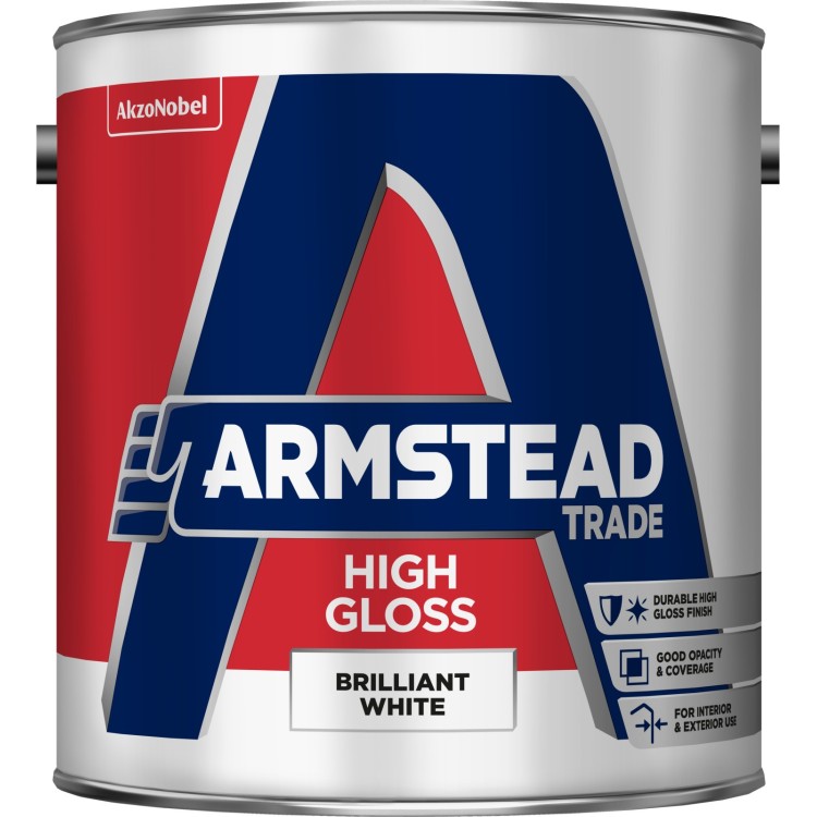 Armstead Trade High Gloss Brilliant White 2.5L