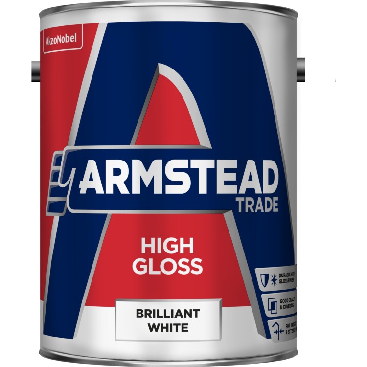 Armstead Trade High Gloss Brilliant White 5L