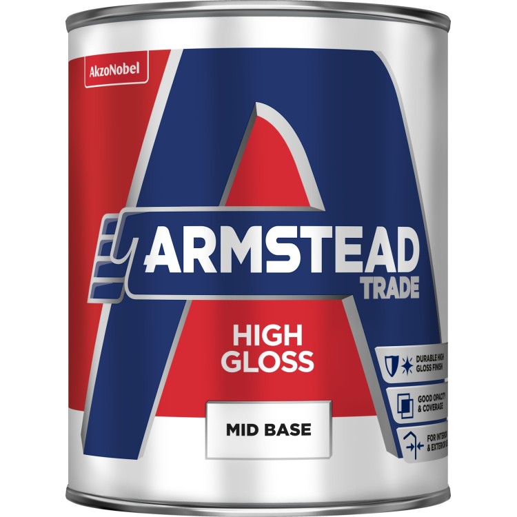 Armstead Trade High Gloss Mid Base 1L