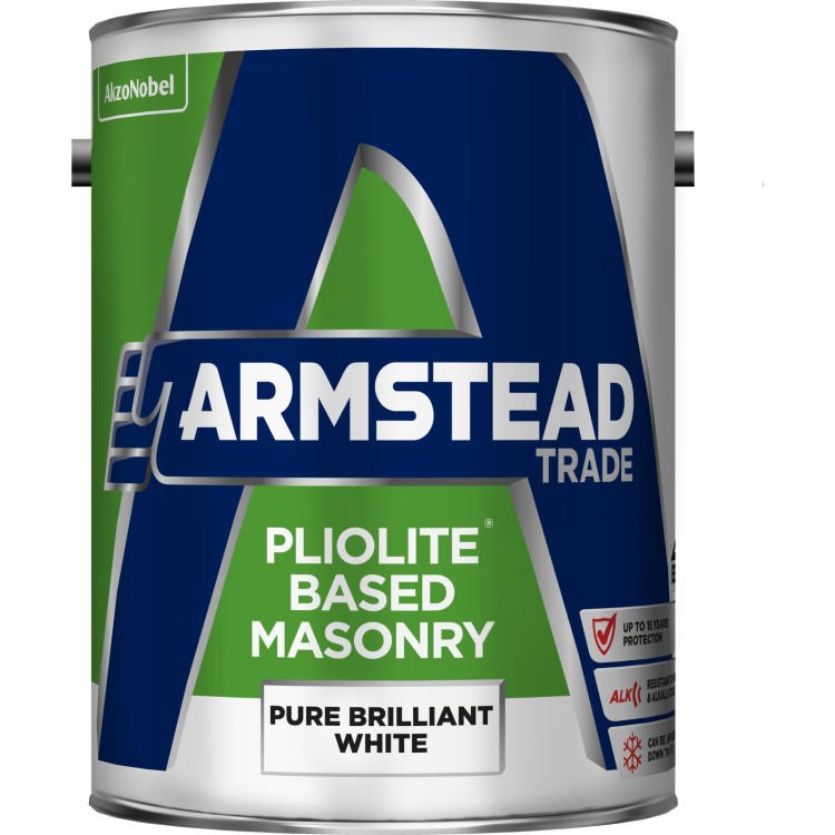 Armstead Trade Pliolite Masonry Pure Brilliant White 5L