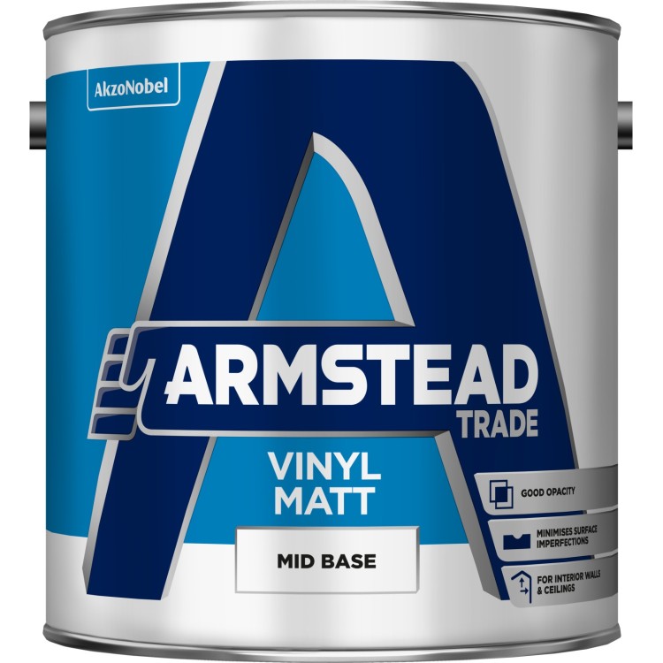 Armstead Trade Vinyl Matt Mid Base 2.5L